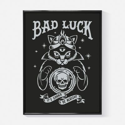 Poster "Bad Luck" (Format 30x40cm)