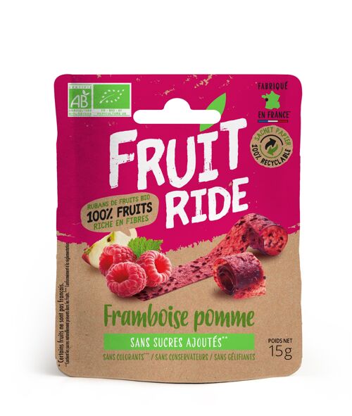 Fruit Ride Framboise pomme 
 Doypack 15g