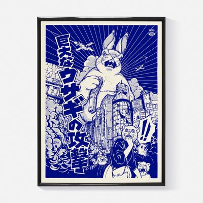 „Usagi“-Poster (30x40cm oder A4-Format)