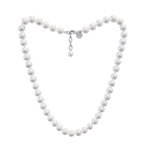 Collar perlas blancas 10x50