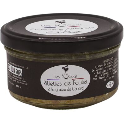 Rillettes de Pollo con Grasa de Pato 130g