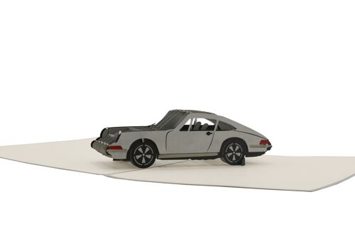 Sportauto Pop-Up-Karte 3d Klappkarte