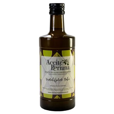 Variété d'huile d'olive extra vierge : Verdial 500 ml bouteille foncée