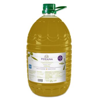 Variété d'huile d'olive extra vierge : Verdial - NON FILTRÉ - 5 Litres
