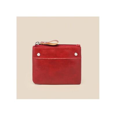 Vintage PU Leather Short Wallet