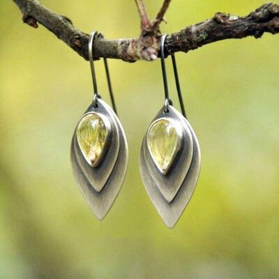 Bohemian Alloy Waterdrop Earrings