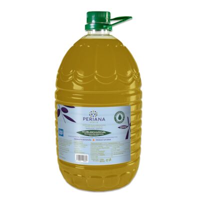 Aceite de Oliva Virgen Extra Variedad: Hojiblanca & Picual - SIN FILTRAR - 5 Litros