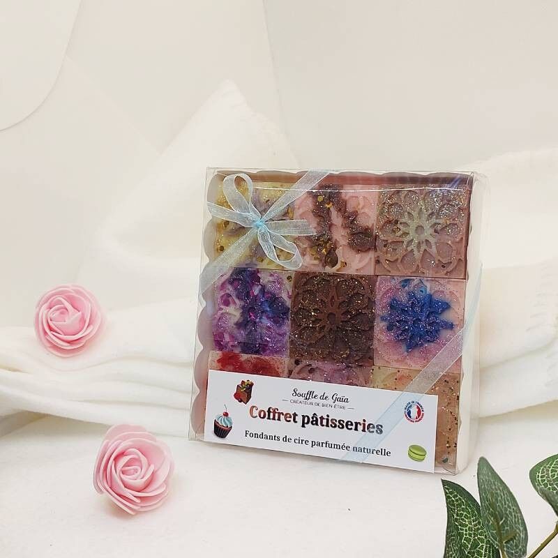 Fondente profumato in scatola a tema - Pasticceria - Fondente per candele in cera naturale