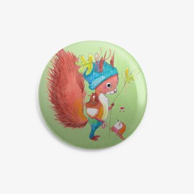 Button squirrel Anton 25mm