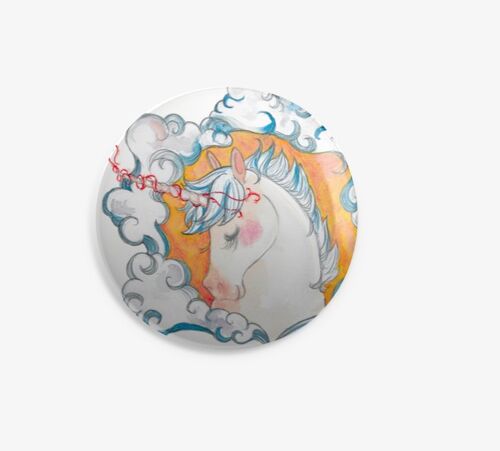 Button Einhorn 25mm
