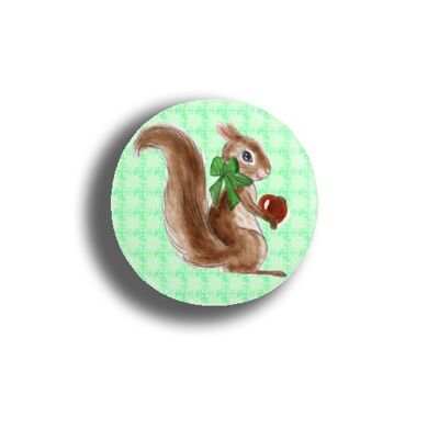 Button Christmas squirrel