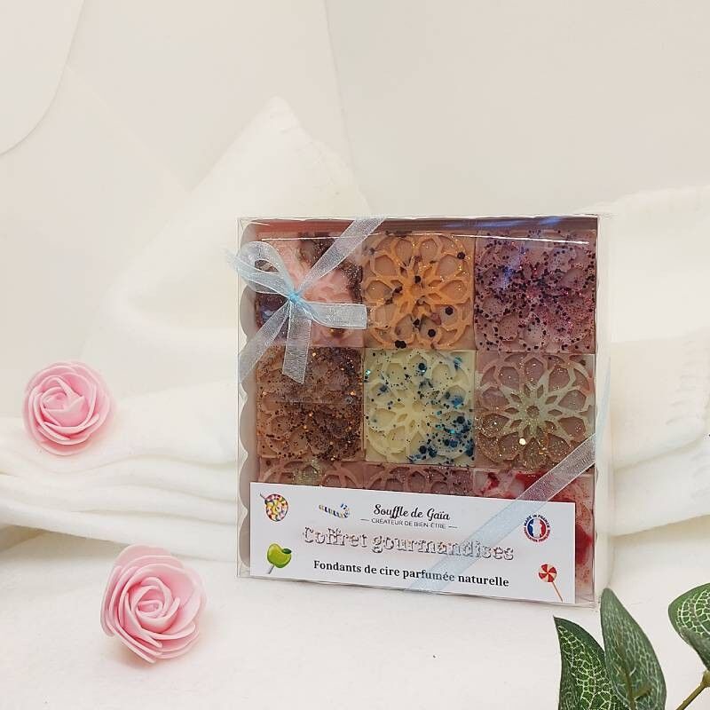 Scented fondant in theme box - Delicacies - natural wax candle fondant