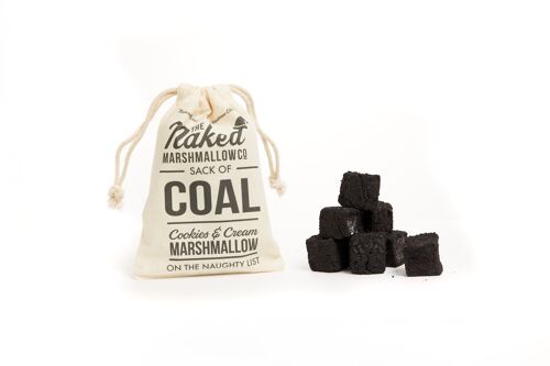 Sack of Gourmet Marshmallow Coal