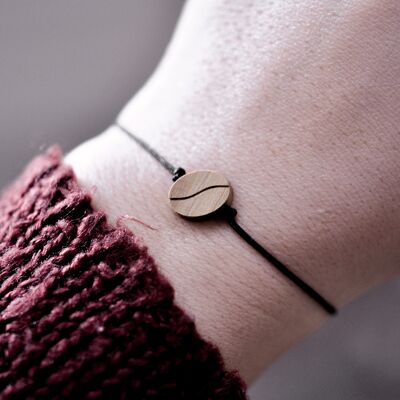 Bracelet en bois "Grain de café"