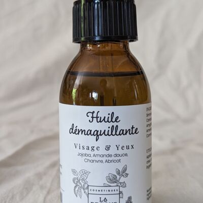 Huile visage biologique démaquillante - 100ml