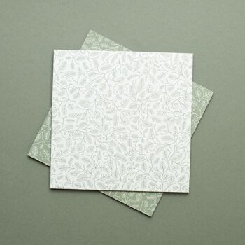 Origami Paper Christmas - Carrés de papier - Sapins et étoiles de Noël - 25 feuilles de papier recyclé double face. 5