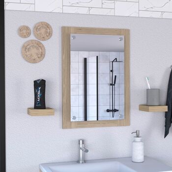Miroir de salle de bain Vanguard. rectangulaire. 70CM W X 3.9CM D X 19.7CM L. Rovère 2
