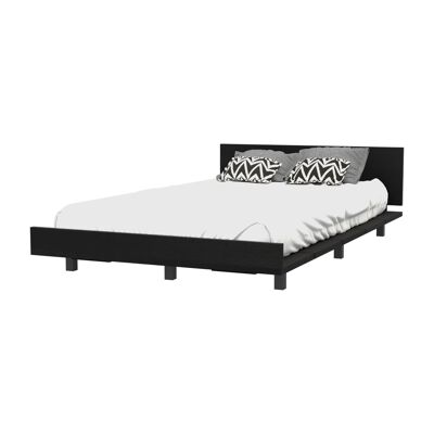 Kaia Single Bed Frame, 51.6CM W X 212.5CM D X 120CM L, Black