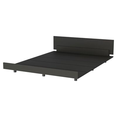 Marco de Cama Queen Kaia, 51.6CM A X 212.5CM P X 160CM L, Negro