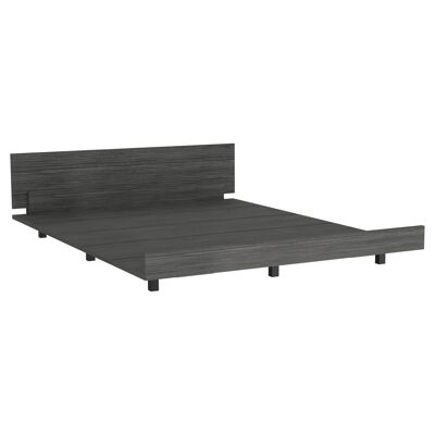 Kaia Queen Bed Frame, 51.6CM W X 212.5CM D X 160CM L, Gray