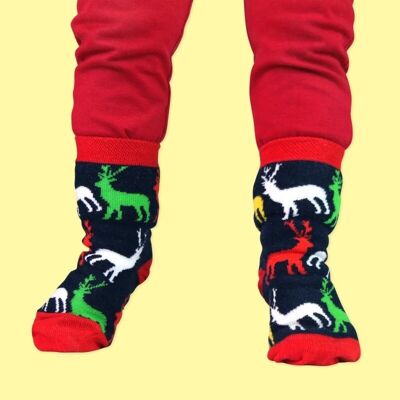 Baby Deer. Christmas baby socks. Unisex