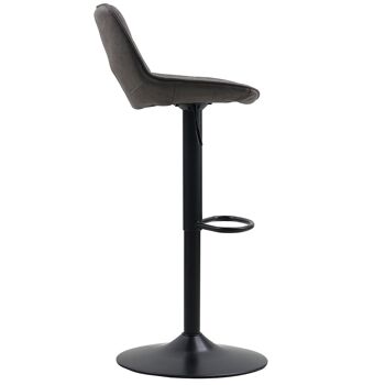 Tabouret Marling Microfibre Anthracite 8x43cm 3