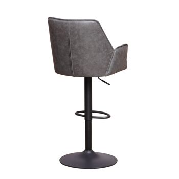 Paris Tabouret de bar Microfibre Anthracite 120x58cm 2