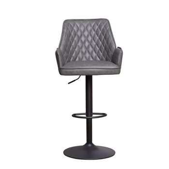 Paris Tabouret de bar Microfibre Anthracite 120x58cm 3