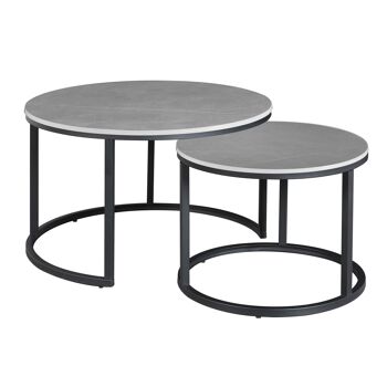 Magnene Table basse Gris 19.4xcm 2