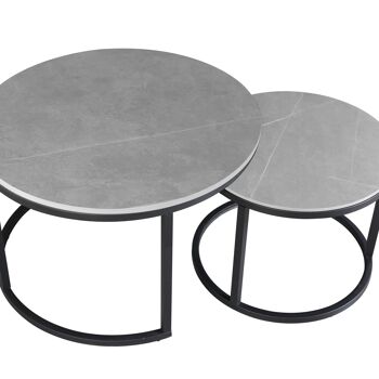 Magnene Table basse Gris 19.4xcm 3