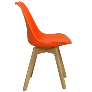 Chaise Corsione Plastique Orange 2