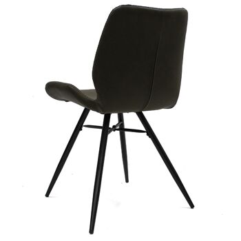 Realcelsi Chaise de Salle à Manger Simili Cuir Vert 4