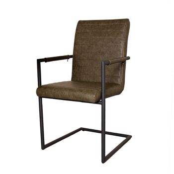 Magliolo Chaise de Salle à Manger Simili Cuir Vert 1