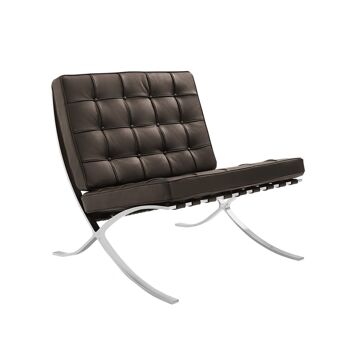 Fauteuil Verzara Cuir de Vache 1