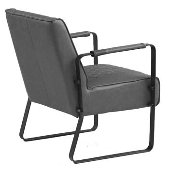 Fauteuil Pianzano similicuir 3