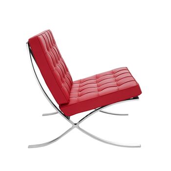 Rovelizio Fauteuil Cuir de Vache 3