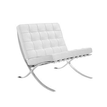 Fauteuil Seguro cuir de vachette 1