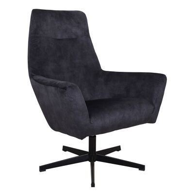 Rostra Fauteuil Velvet Antraciet