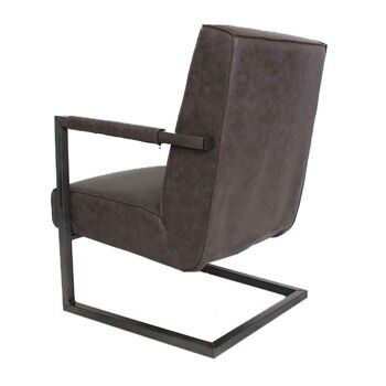 Fauteuil Gabellone Eco-cuir 3