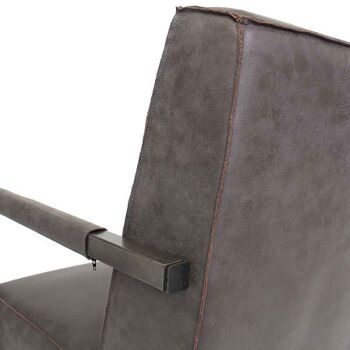 Fauteuil Gabellone Eco-cuir 5