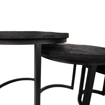 Table basse Feudi Noir 9.9x52cm 2