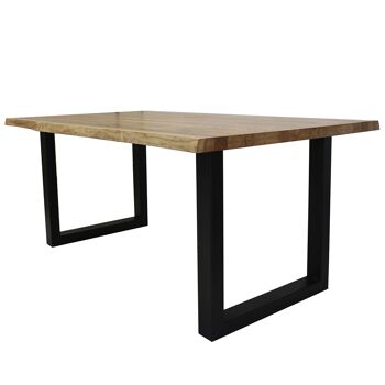 Calvi Table à manger Marron 140cm