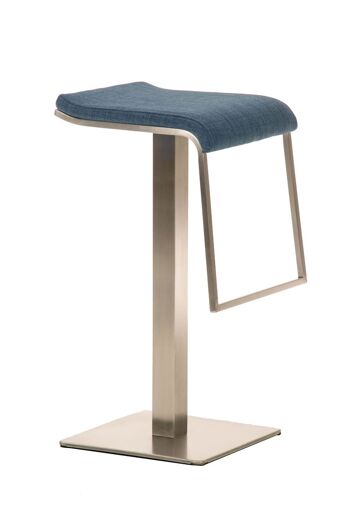 Tabouret Cantagufo Tissu Bleu 16x42cm 1