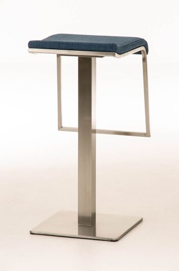 Tabouret Cantagufo Tissu Bleu 16x42cm 3