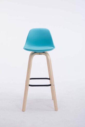 Tabouret Strasatto Plastique Bleu 4x44cm 2