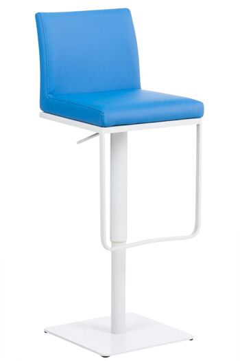 Tabouret de Bar Grotteria Cuir Artificiel Bleu 18x44cm 1