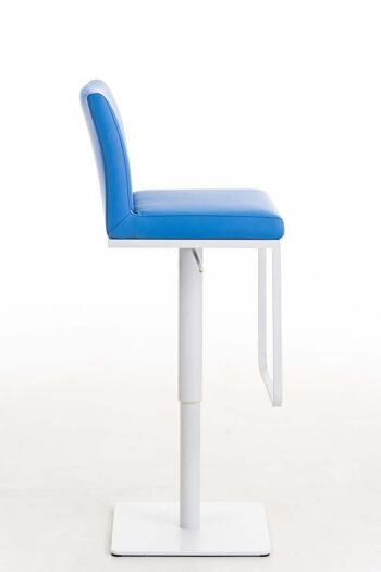 Tabouret de Bar Grotteria Cuir Artificiel Bleu 18x44cm 3