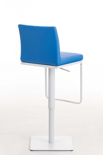 Tabouret de Bar Grotteria Cuir Artificiel Bleu 18x44cm 4