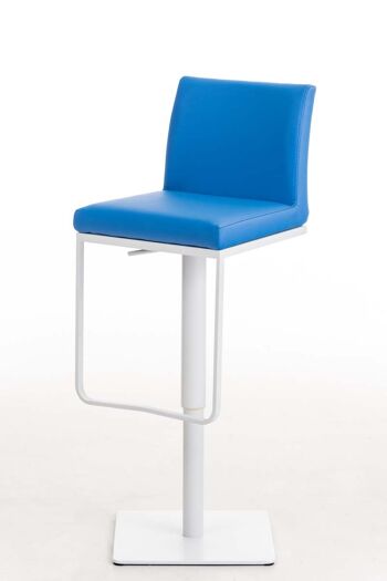 Tabouret de Bar Grotteria Cuir Artificiel Bleu 18x44cm 5