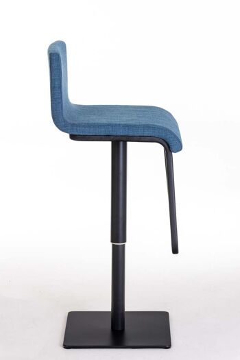 Tabouret de bar Clarin Tissu Bleu 14x46cm 2